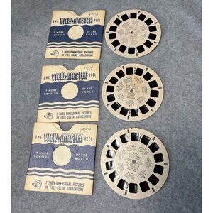 Vintage 1950s View-Master Tom Corbett Space Cadet Reel Set of 3
